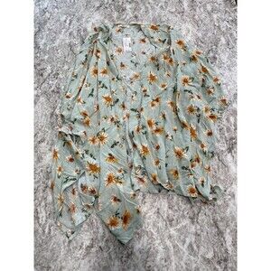 Maurices floral Kimono OS Bohemian Flowy beach pool lounge vacation travel  NWT